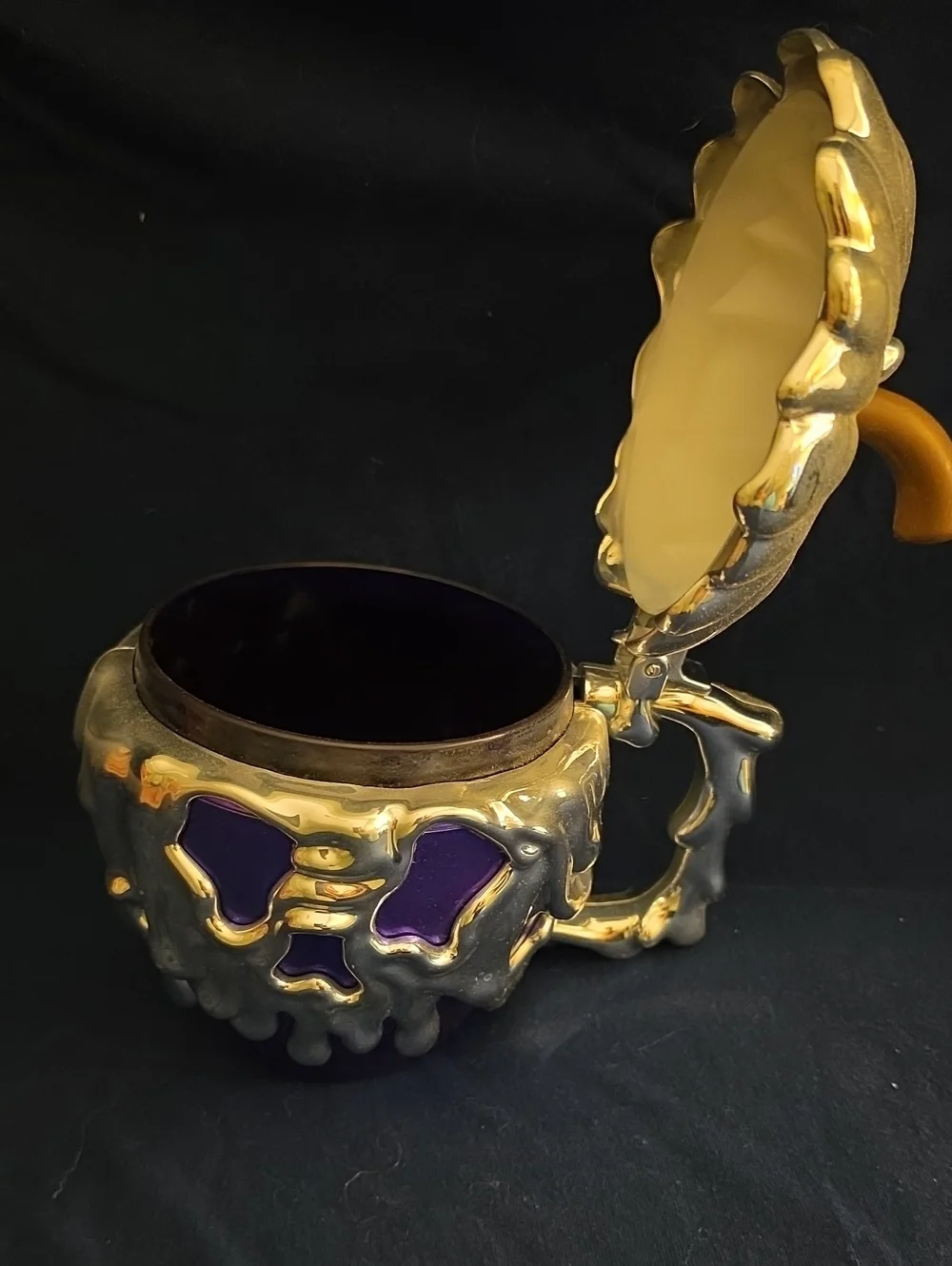 Disney Parks 100th Anniversary Platinum Poison Apple Mug Brand New
